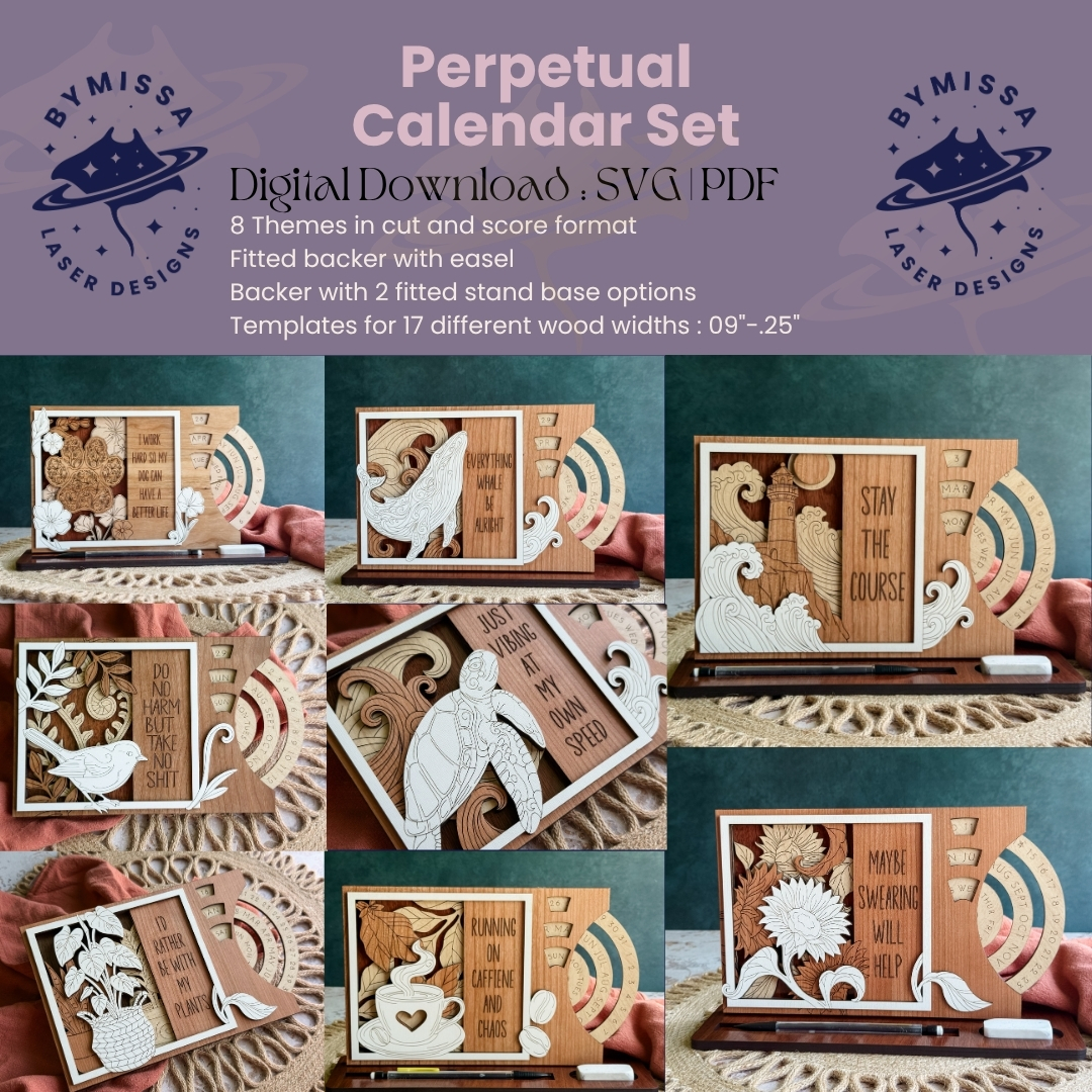 May 2026: Perpetual Calendar Set